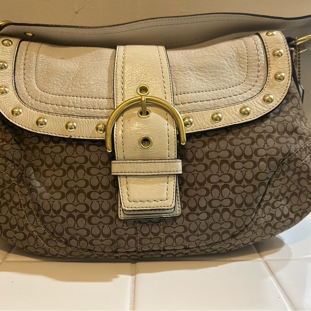 Coach SoHo studded flap Shoulder Bag